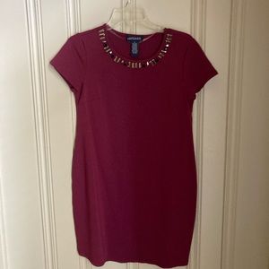 Maroon Maternity Dress